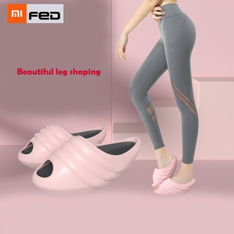 Xiaomi-Zapatillas deportivas adelgazantes para mujer, zapatos de corrección de piernas, adelgazamiento de cadera, Yoga, masaje ligero, a prueba de golpes
