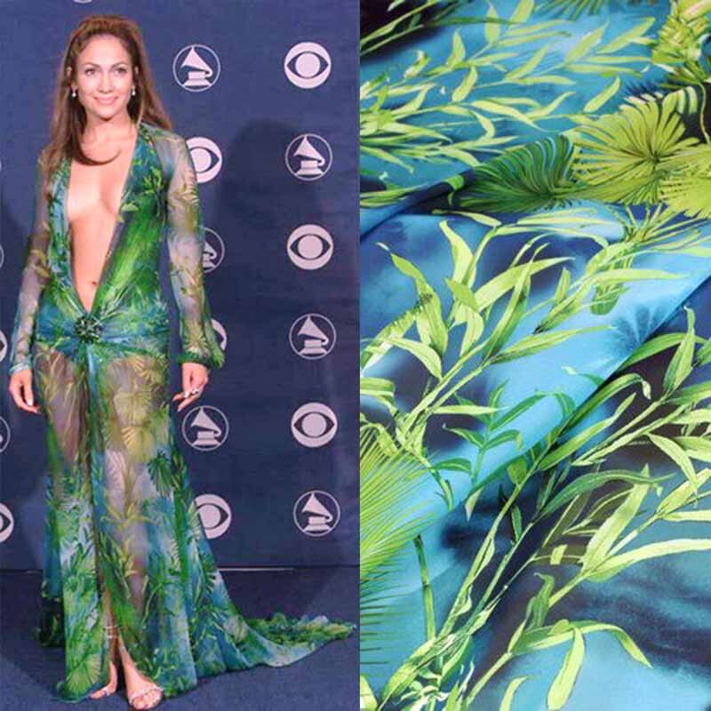 purple flower digital printing polyester cotton fabric custom summer thin dress shirt fabric: 2 chiffon / 150cm