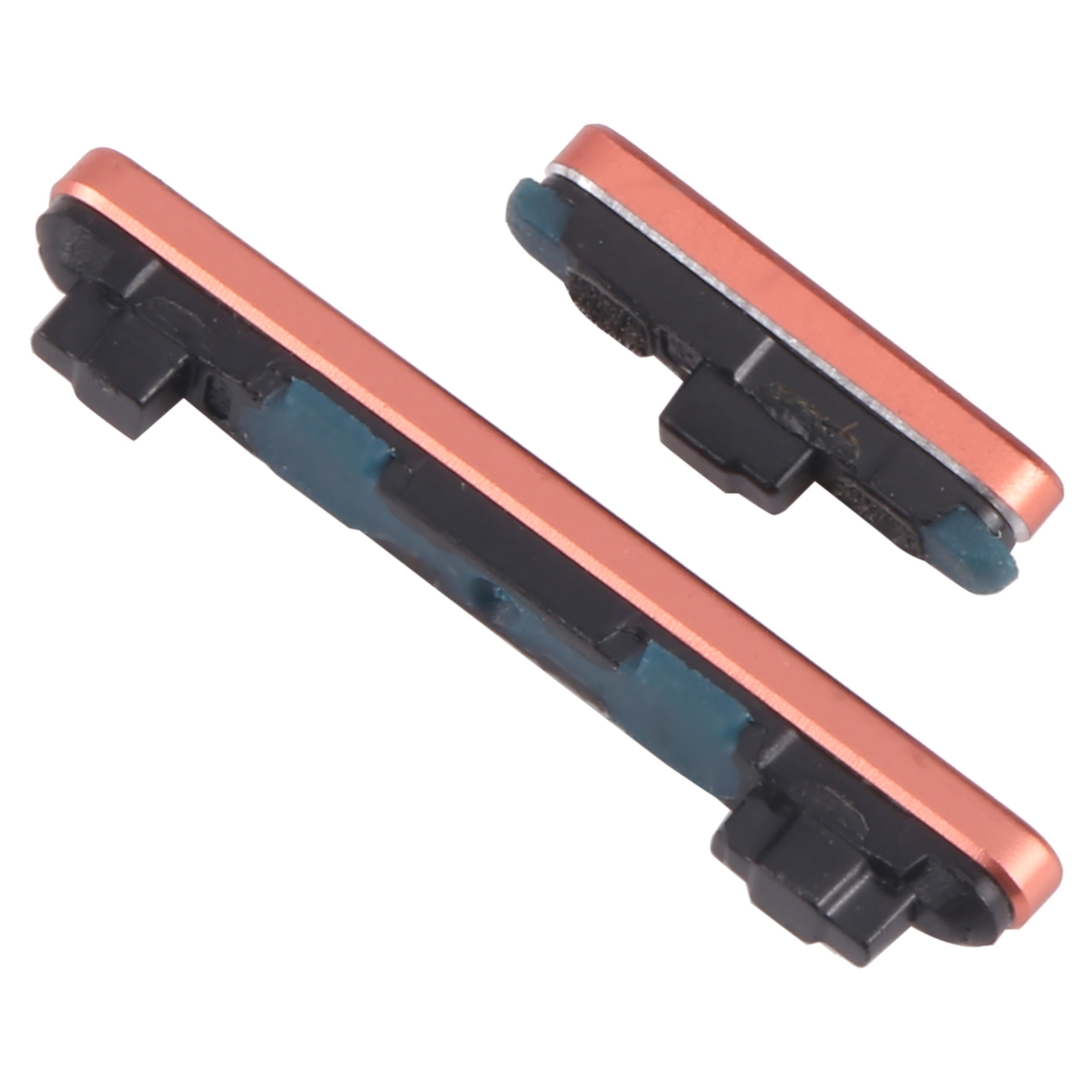 Para Google Pixel 7A botón de encendido + botón de volumen botón de Control teclas laterales piezas de reparación de teléfonos móviles: Rojo / Rosa