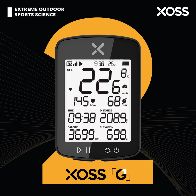 XOSS G2 GPS G2+ Cycling Computer G Plus Wireless Speedometer Bluetooth Tracker Waterproof Road Bike MTB Bicycle Odometer
