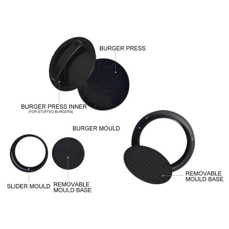 Food-Grade ABS Hamburger Press Non-Stick Chef Cutlets Meat Beef Grill Burger Press Patty Maker Mold BBQ Kitchen Cooking Tools