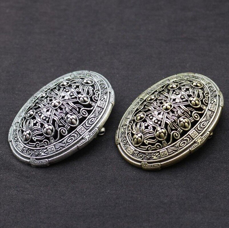 Vintage Nordic Amulet Fibula Set Broches Zweden Scandinavische Viking Sieraden