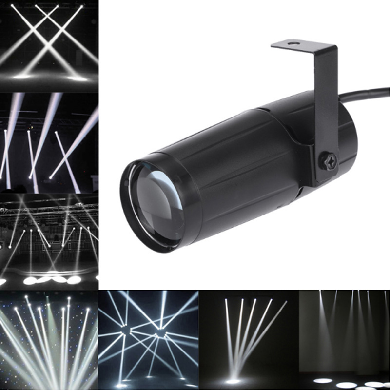 Projecteur de lumière LED Pinspot 5W, lampe Super brillante, boules de miroir, effet d'éclairage de scène Disco DJ pour fête KTV DJ