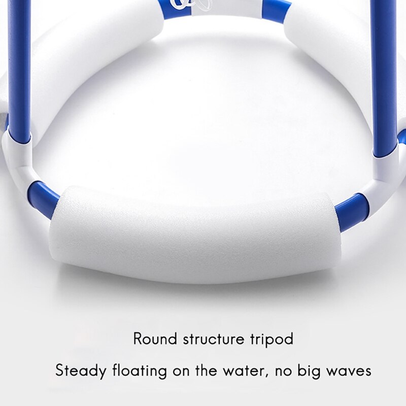 Pool Basketball Hoop Set By Orange/Blue - Inflatable Hoop with Ball - Perfect for Competitive Water Play and Trick Shots