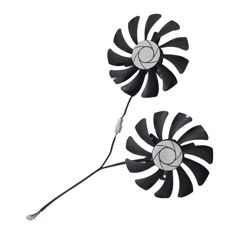 1 paar grafikkartenlüfter 85mm ha9010 h 12f-z 4- poliger kühlerlüfter ersatz für msi gtx 1060 oc 6g gtx 960 p106-100 p106 gtx 106