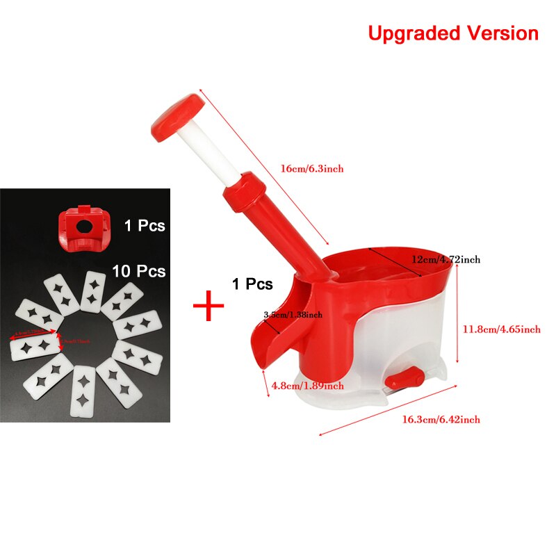 Cherry Corer With Container Kitchen Gadgets Novelty Utensils Super Cherry Pitter Stone Corer Remover 10pcs Cherry Stoners Pad