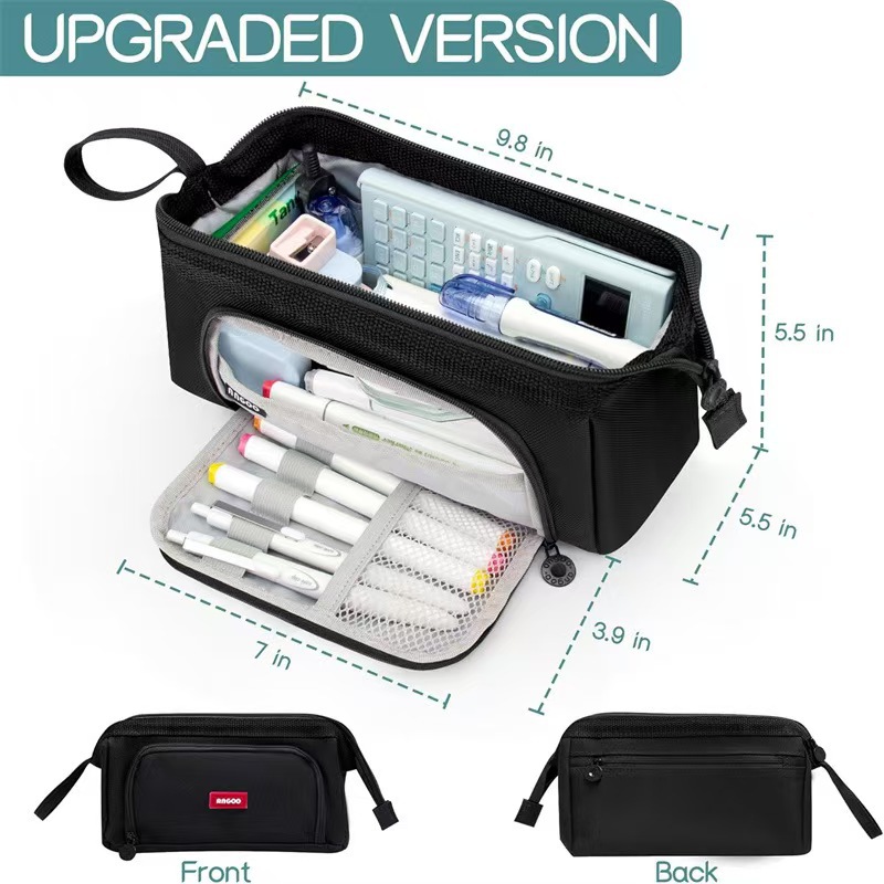 Back To School Pencil Case Large Capacity Student Stationery Case Pencil Bag High Value Cosmetics Bag Multi-function Pencil Case