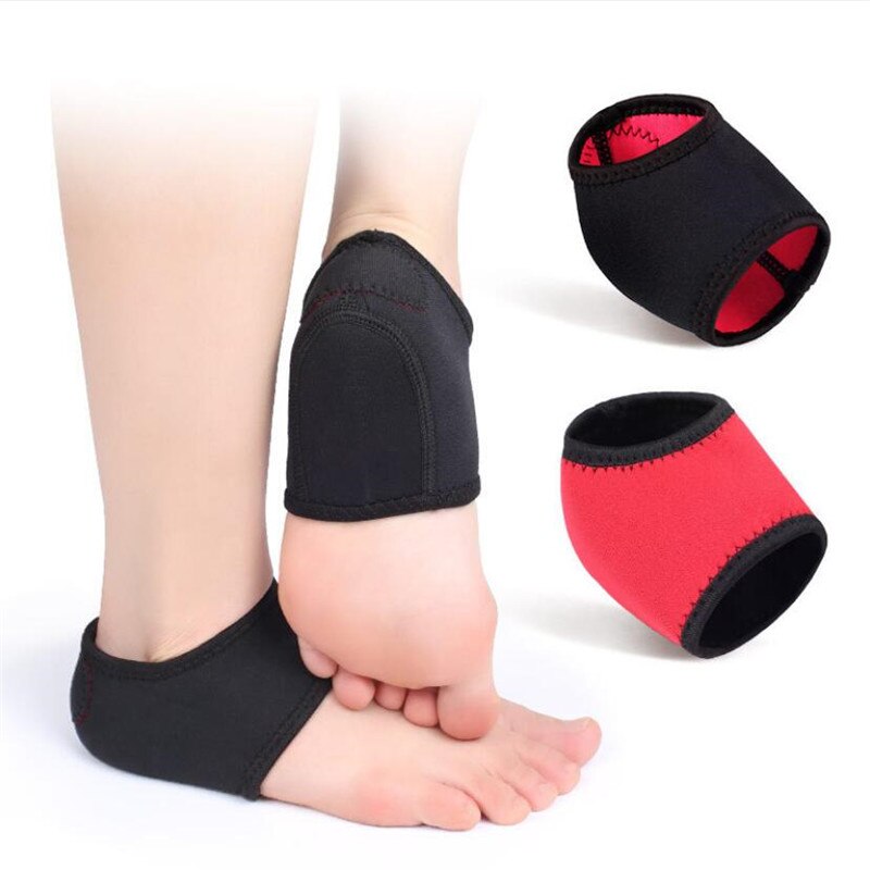 2Pcs Fasciitis Plantaris Therapie Wrap Voet Hak Pijnbestrijding Mouw Hak Bescherm Sok Enkelbrace Arch Ondersteuning Orthopedische Patch