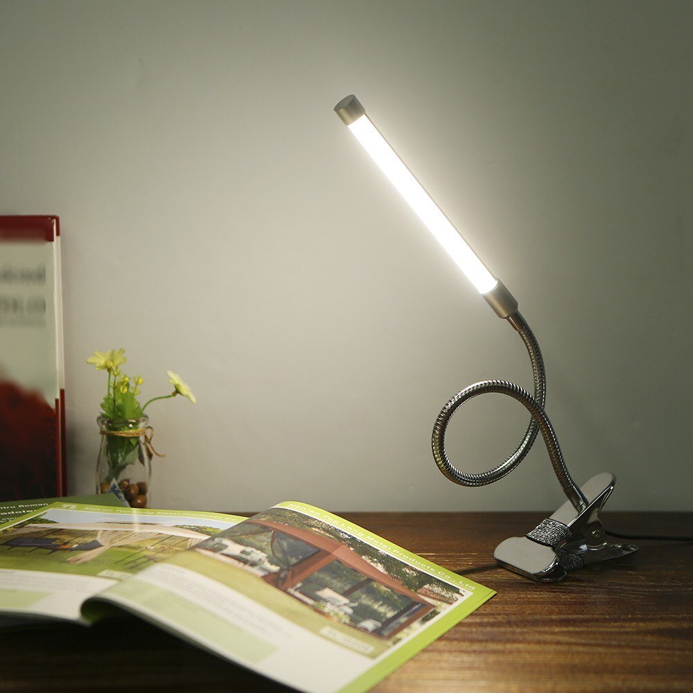 36LED Clip Bureaulamp Flexibele Hoek Verstelbare Licht Aluminium Arm Flexibele Arm Licht Focus Verstelbare