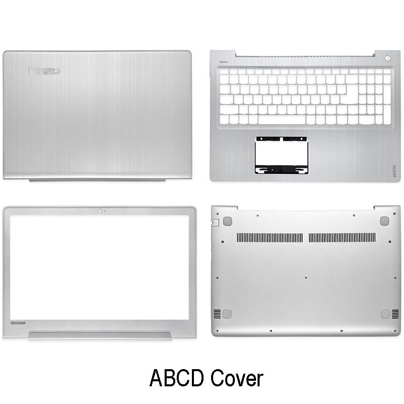 For Lenovo 310S-15 310S-15IKB 510S-15ISK Laptop LCD Back Cover Front Bezel Hinges Palrmest Bottom Case Silver A B C D Cover