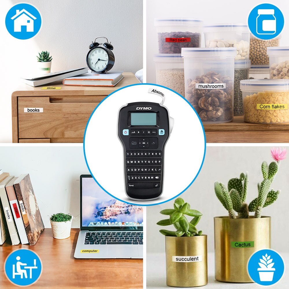 LM160 Dymo Labelmanager 160 Label Maker Etikettering Machine Draadloze Draagbare Hand Held Lprinter Compatibel Voor Dymo D1 45013 Label