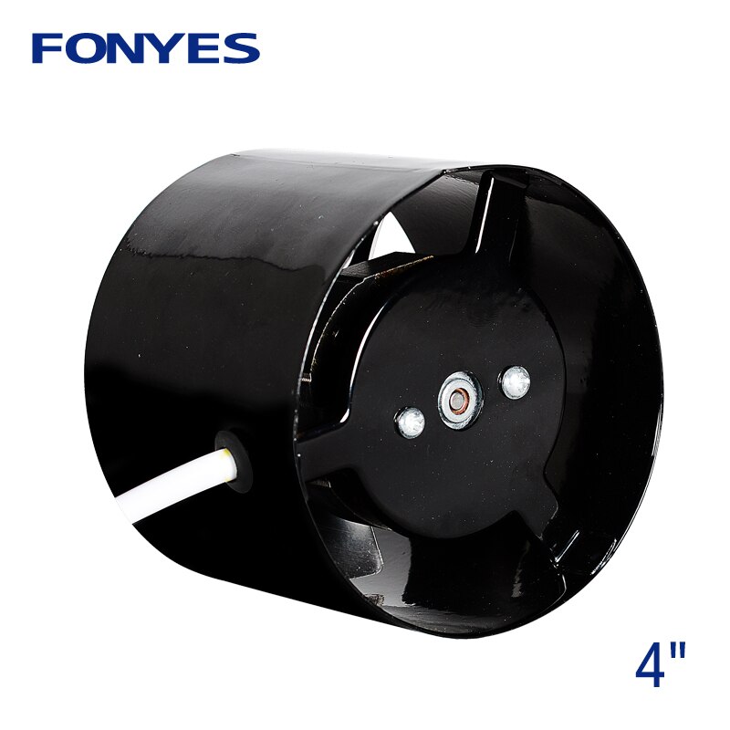 4 " inline kanalfläkt frånluftsfläkt luftfläkt metallrör ventilation badrumsfläkt väggfläkt minifläkt 100mm 220v