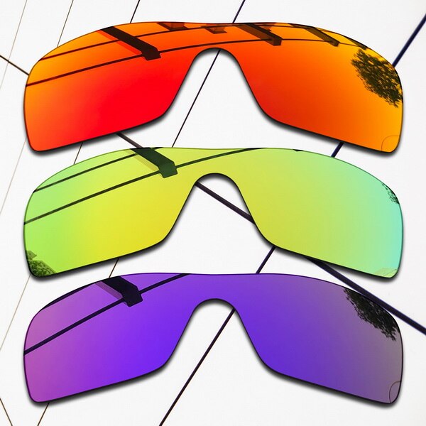 E.O.S Polarized Replacement Lenses for Oakley Antix Sunglasses - Varieties Colors: Fire-24k Gold-Violet