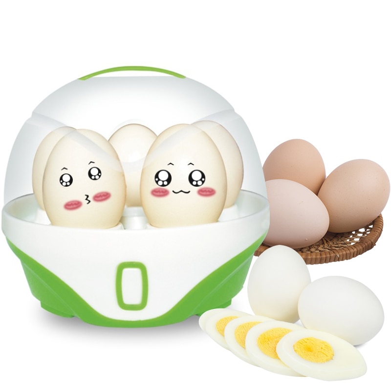 220v 150w multifunksjonelle elektriske egg kjele komfyr dampovn opp  til 6 egg dampet hjemmekjøkken kontor sovesal eu