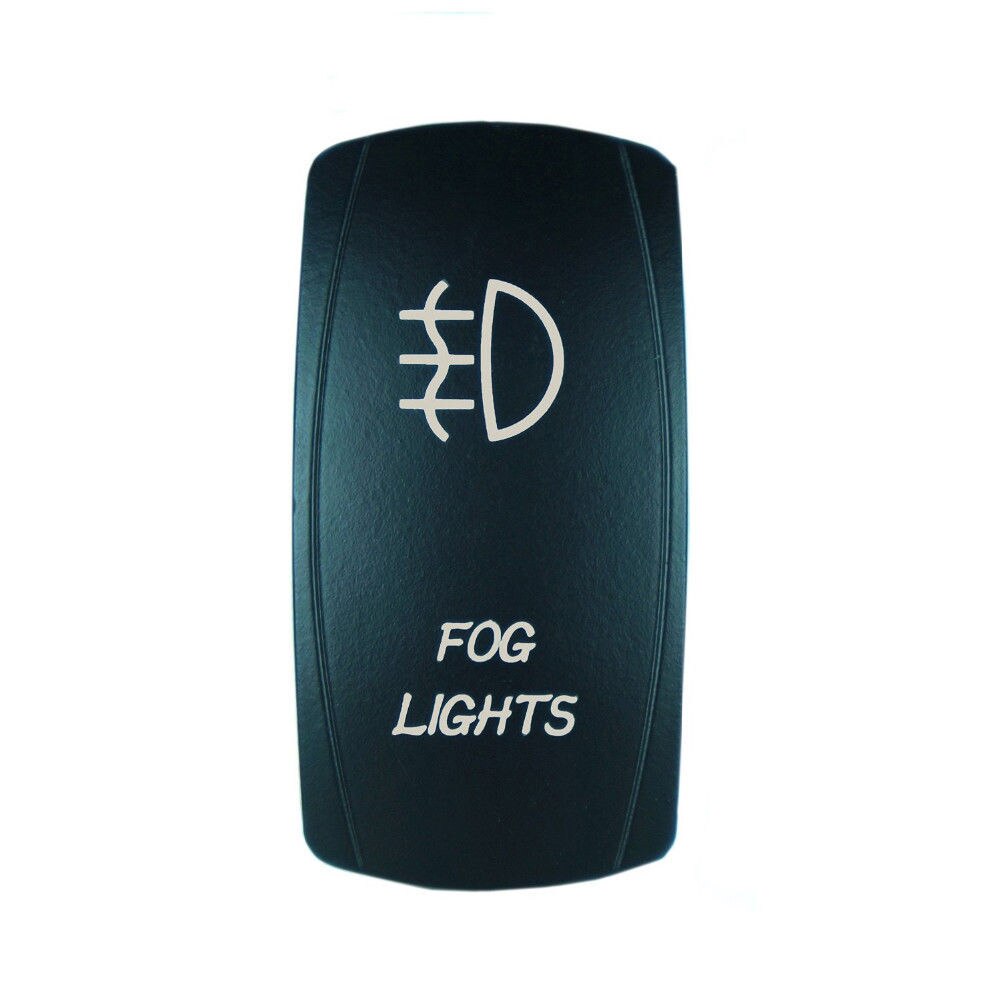 1PC 12V 20A Marine Switch Car Boat Rocker Switch Truck SPST Switch Carling Waterproof 5Pin ON-OFF Switch With Dual LED Light Bar: Fog Lights