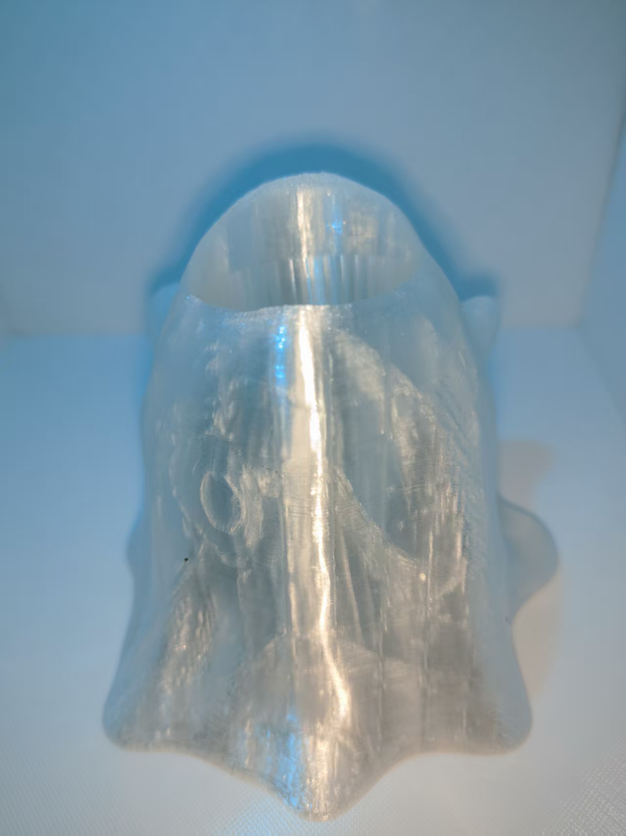 3d schattige, bedrukte spookvormige plantenpotjes - duurzame petg mini-houder voor hydrocultuur, vetplanten en halloween-decoratie