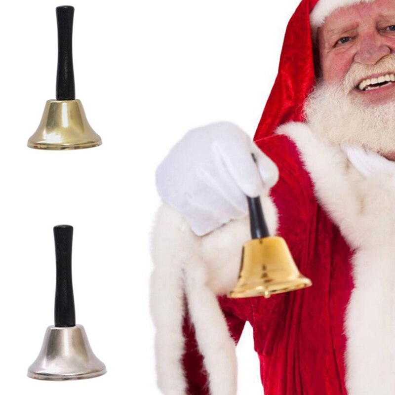 1Pcs Kerstman Rammelaar Kerst Hand Bell Etentje Winkel Hotel Hand Bell