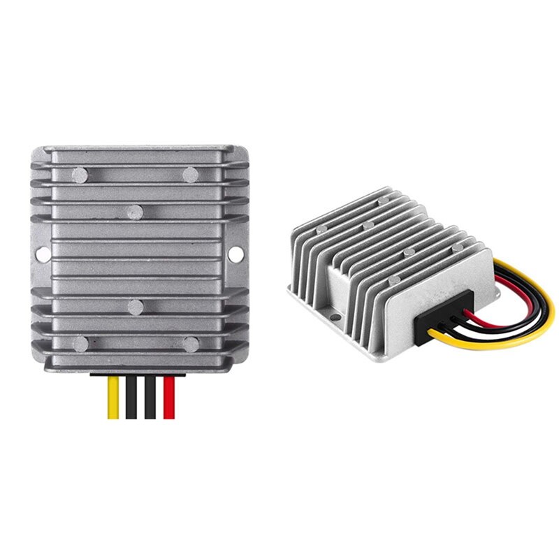 Convertidor de CC de 24V a 12V, 30A, 360W, reductor y regulador de convertidor de CC/CC, 24V, reductor a CC de 12V, 30A, 360W: Default Title
