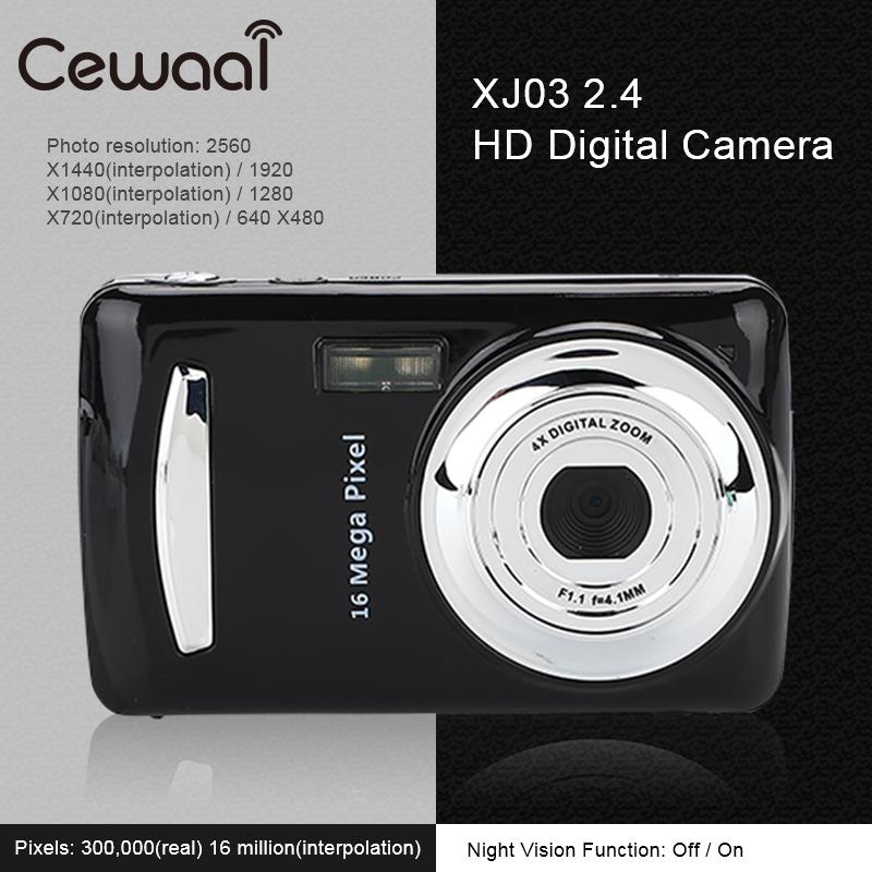 Cewaal Zwart Ultra Foto Camera 1.6MP Ultra-clear HD Digitale Camera DVR 1080P Mini HD Camera Precieze Video recorder Camera DVR