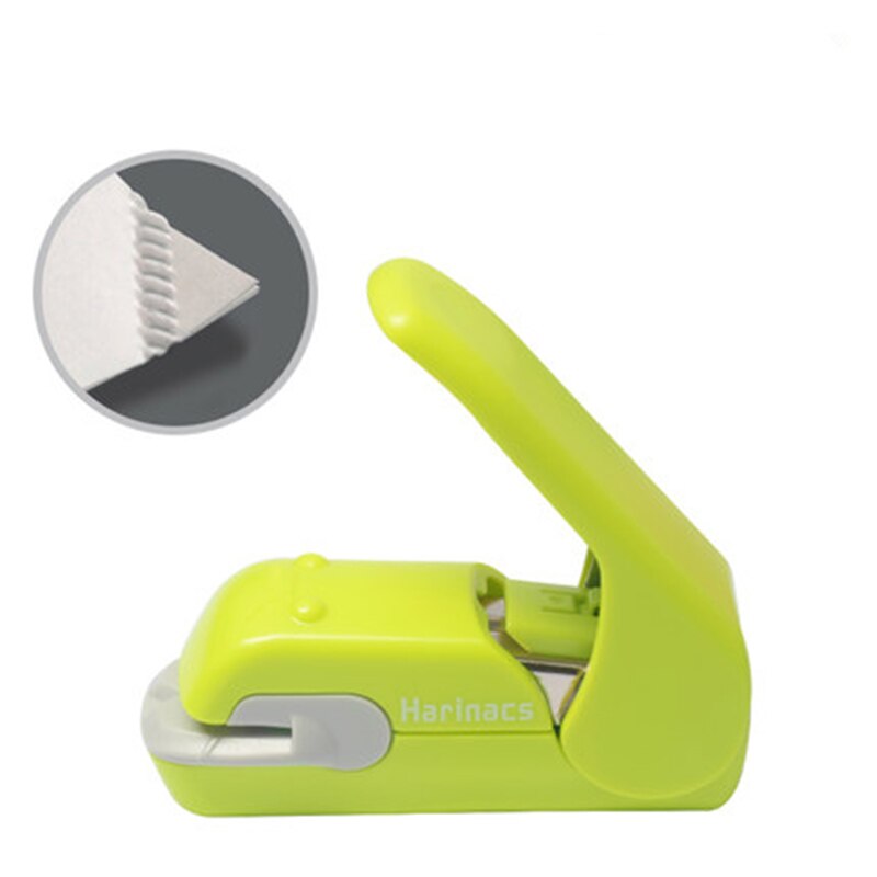 KOKUYO Staple-Free Stapler Harinacs Press SLN-MSH/MPH Embossing Needleless Safe And for Office, Student: MPH105 green