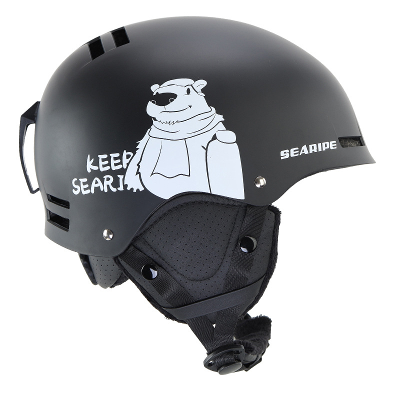 Searipr Licht Ski Helm Snowoard Apparatuur Beschermende Kleding Mannen Vrouwen Draagbare Warm Sterke Sneeuw Outdoor Sport Helm: D / L