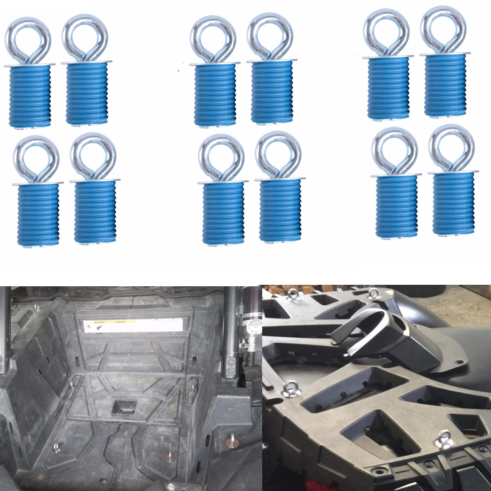FOR Polaris Lock & Ride ATV Tie Down Anchors for RZR, Sportsman and Ace - Set Lock and Ride Type Anchors by GripPRO ATV Anchors