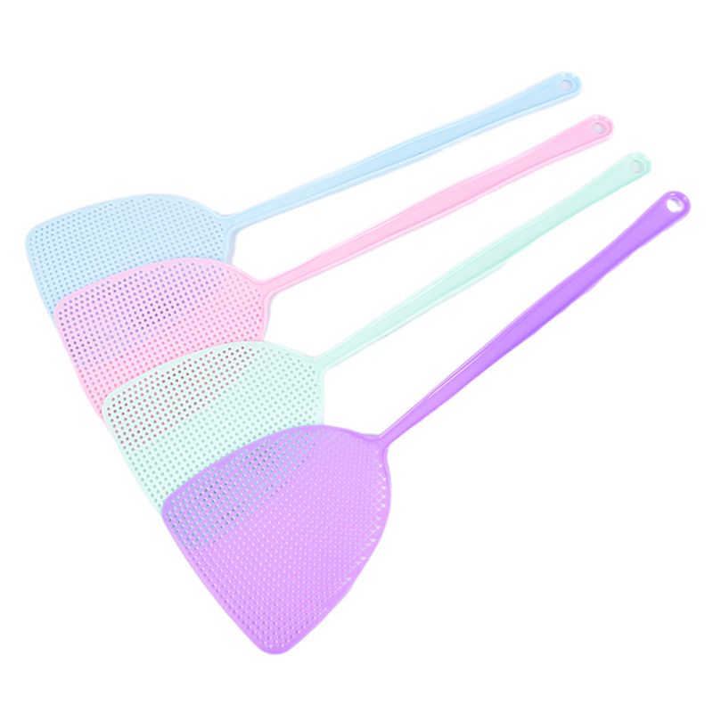 1x tapette à mouche en plastique manuel Swat antiparasitaire prévenir les insectes nuisibles outil avec longue poignée Anti moustique antiparasitaire outil de tueur