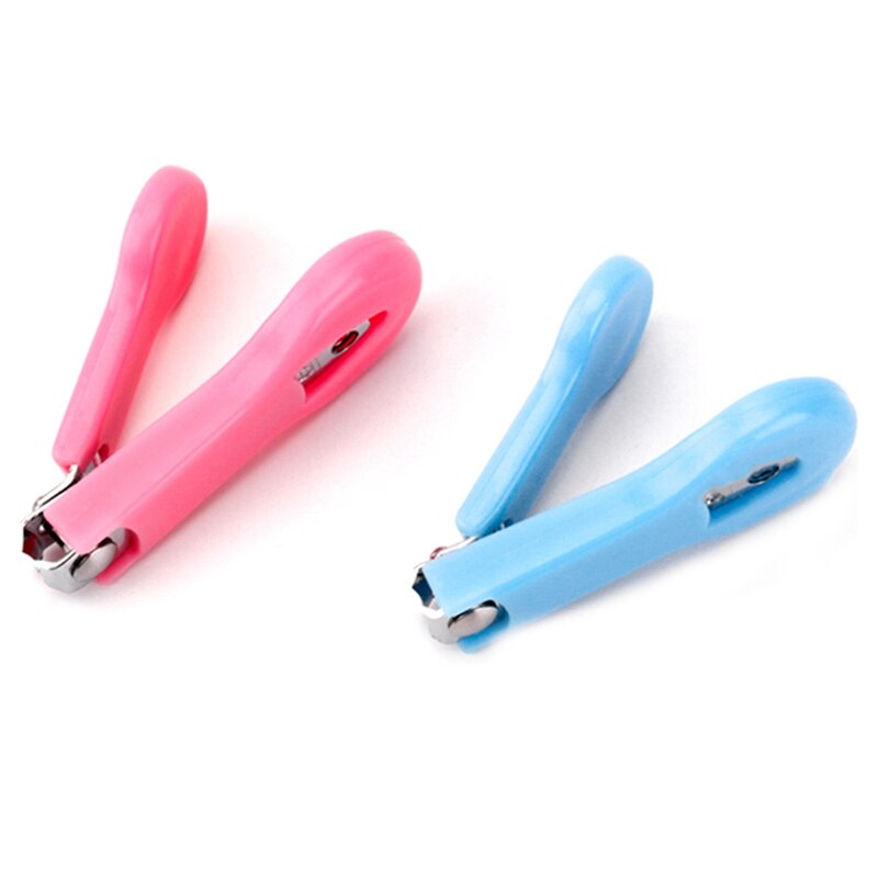 Schattige Veilig Kinderen Baby Nagelknipper Leuke Zuigeling Vinger Trimmer Schaar Baby Nail Care Nail Cutters Kleur Willekeurige