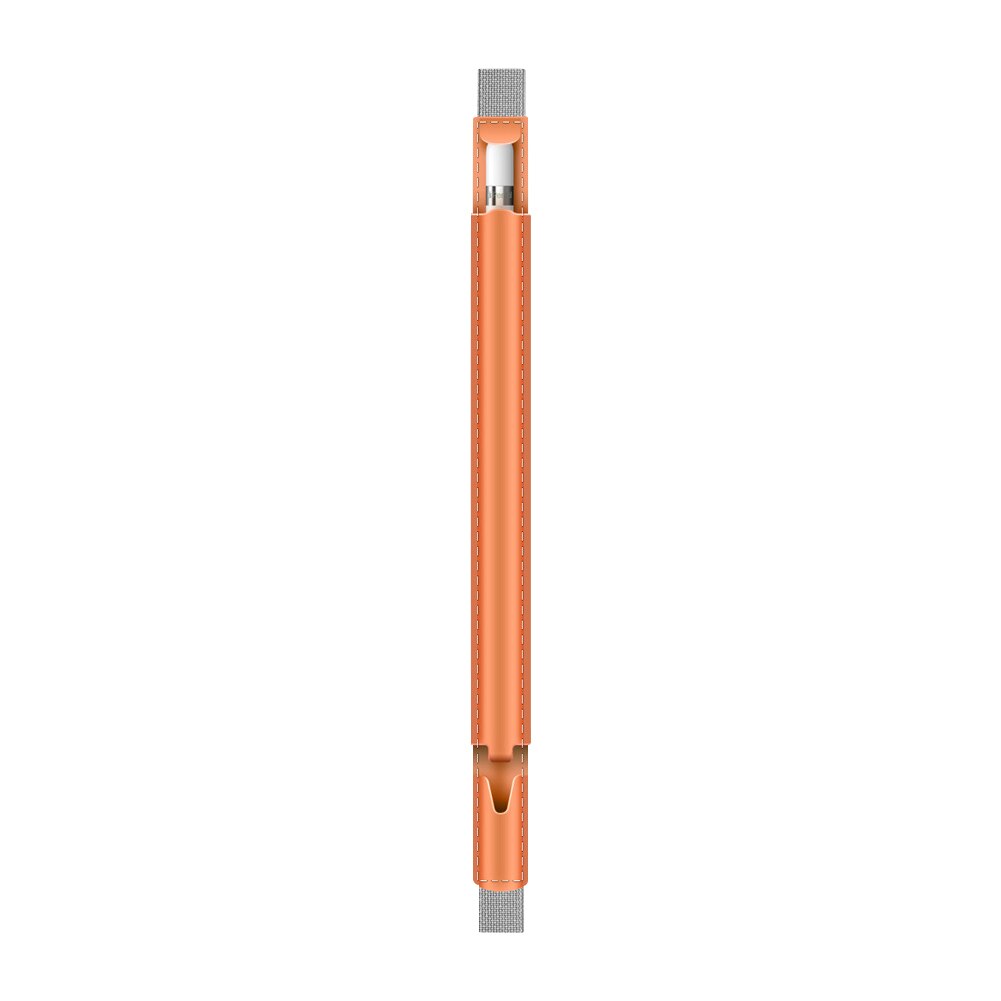 Case for Apple Pencil Stick Holder for iPad Pencil PU Cover Tablet Touch Pen Full Protective Pouch Bags Sleeve Case Holder: Orange