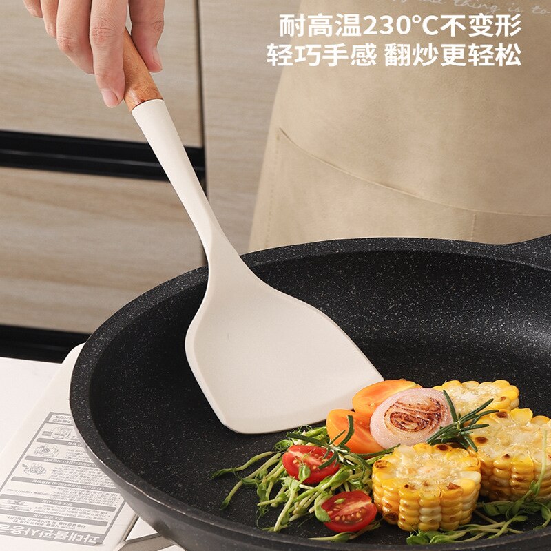 Siliconen Spatel Non-stick Pan 9 Stuk Set Keukengerei Lepel Vergiet Keukengerei Set Посуда Vajilla Ложка чайная