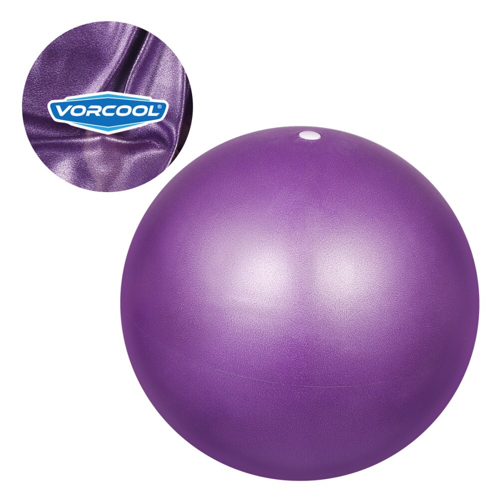 Yoga Pilates Ball Thickened Purple Color Mini Pilates Ball Strengthen Ball for Fitness Shoulder Rehabilitation