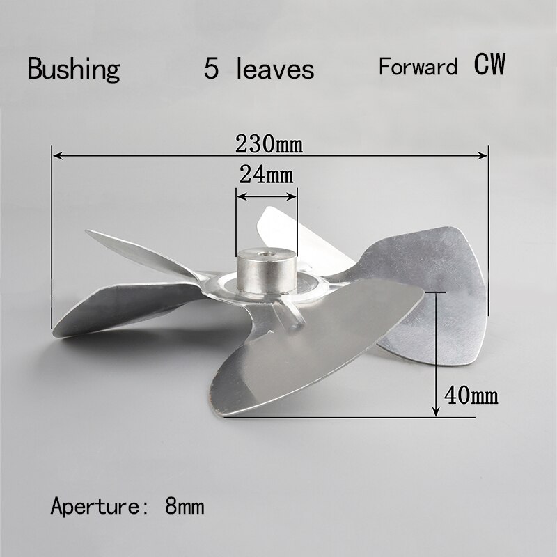 140 mm 150 mm 170 mm 200 mm 230 mm 250mm aluminiumslegering motor blæserblade blæser skovlblade til ovn pillefyr blæser: M