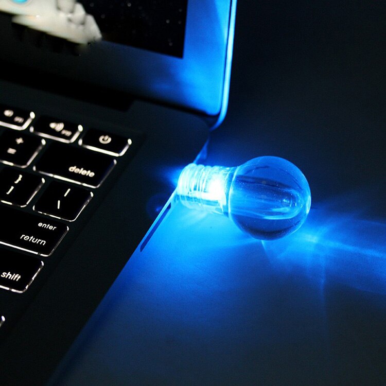 Żarówka pamięć USB 2.0 z niebieskie jasne światło LED 16GB 8GB 32GB 4GB 64GB Flash Pendrive pamięć Pendrive dysk Usb specjalne prezenty