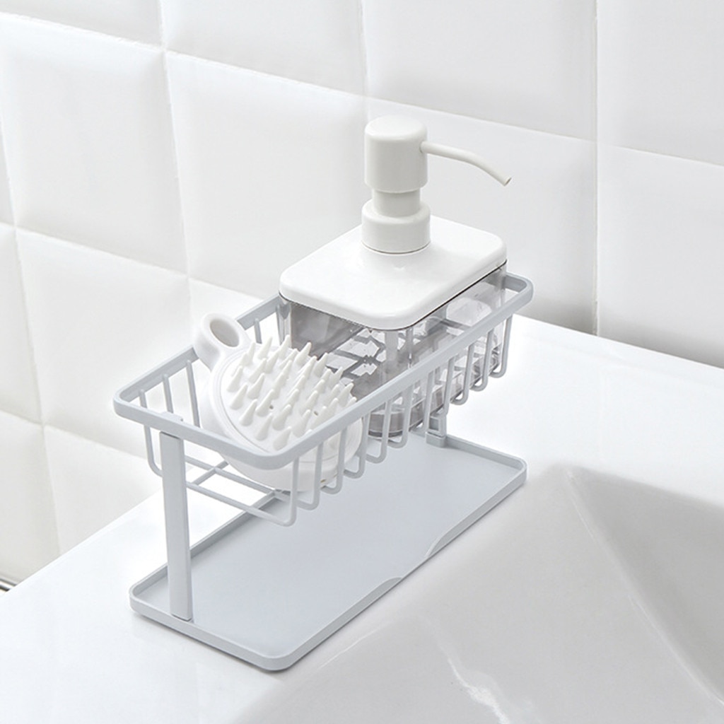 Egouttoir vaisselle evier porte-éponge crochets sur le mur organisateur d'angle salle de bain Caddy étagère cuisine rangement support étagères