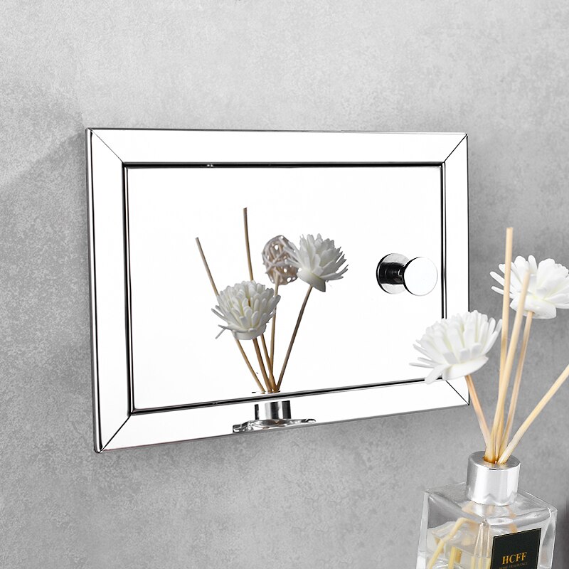 Stainless Steel Toilet Paper Holder Concealed Bathroom Toilet Roll Paper Holder Tissue Box In Wall Paper Towel Holder