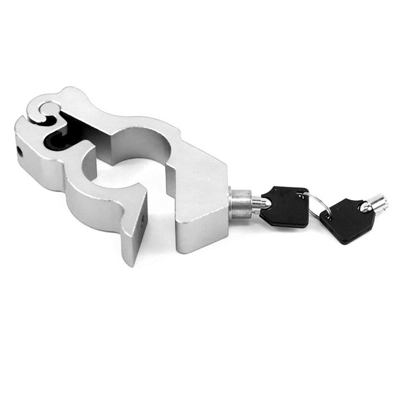 Manillar de sujeción con cerradura de seguridad para motocicleta, manillar de bloqueo para Scooter, ATV, Dirt Street, antirrobo