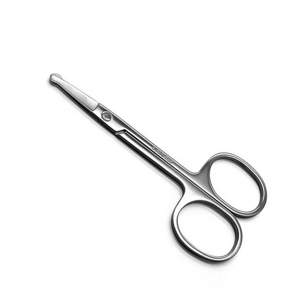 Schönheit Runde Kopf Schere machen-hoch Sicherheit Augenbraue Schere Schönheit machen-hoch-Werkzeug Nasen Haar Clips machen-hoch Augenbraue Schere 1 PC