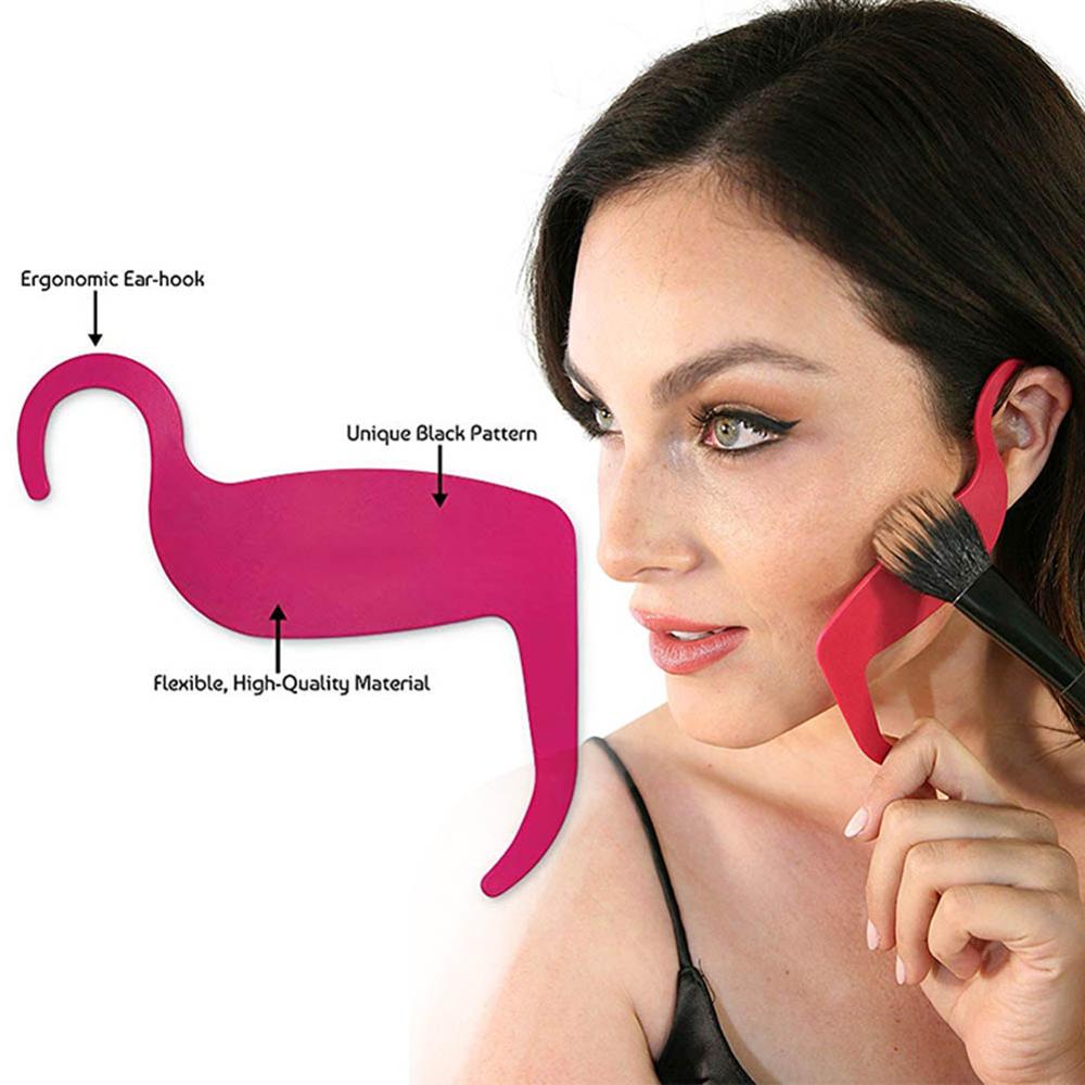 Eyebrow Stencil Makeup Facial Contour Tool Template Contouring Tool Maker for Cheek Nose Chin Under Eyes Women Makeups Cosmetic