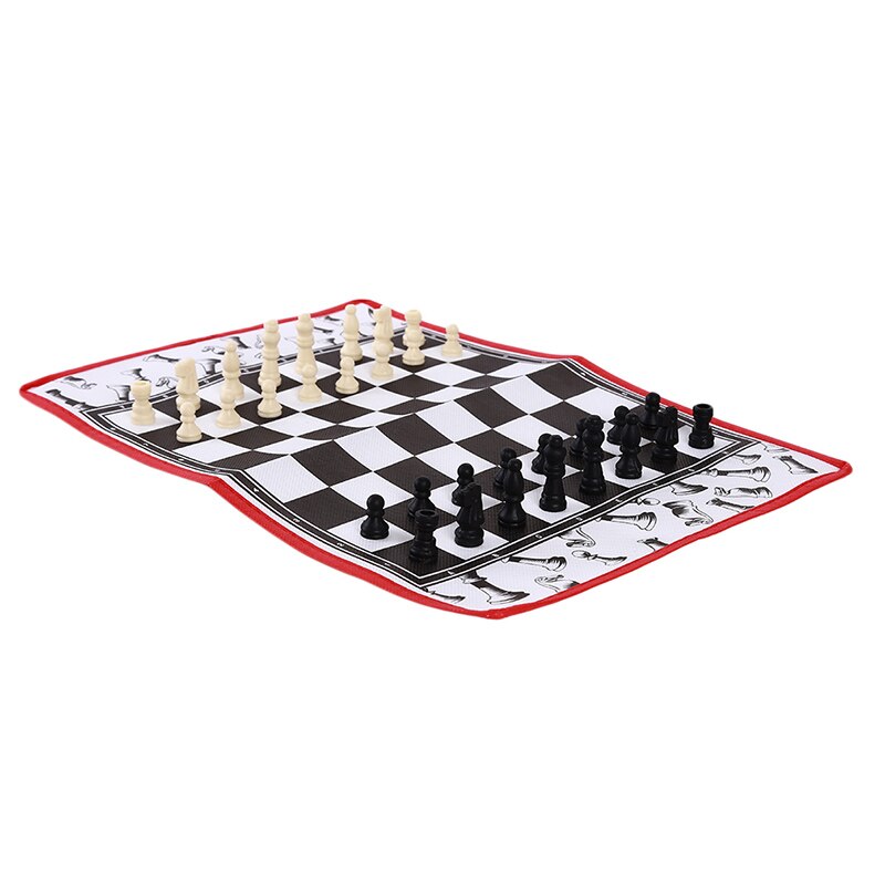 thumbnail image 2 of 2-in-1 Chess And Checkers Game Set, Exqline 9.84" Travel Magnetic Chess Game Set For Adult And Kids, Compact Plastic Folding Portable Chess Board Set For Beginner Tournament, Gold, Board Games - Canada 2 of 12