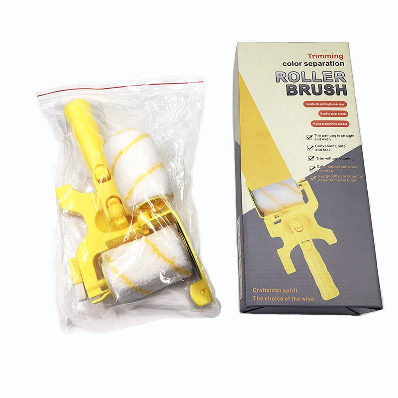 Wall Ceilings Clean Cut Proffesional Paint Rollers Multifunctional Paint Brush Roller Paint Edger With Brush Tool For Home Room