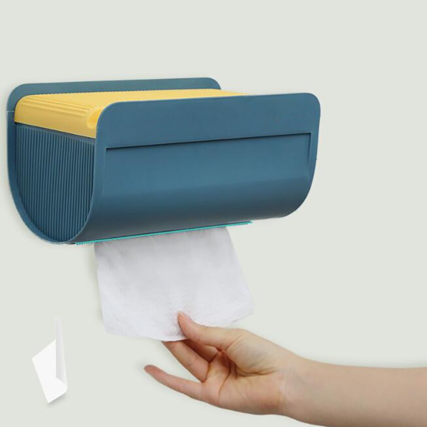 Bathroom Toilet Tissue Towel Box Storage Shelf Waterproof Toilet Paper Holders Tissue Case Kitchen Roller Paper Canister Boxes