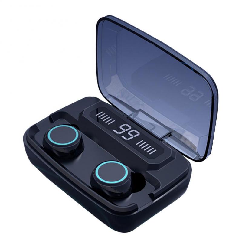 Tws Bluetooth Oortelefoon V5.0 9D Stereo Draadloze Hoofdtelefoon Sport Waterdichte Oordopjes Mini Echte Draadloze Oordopjes Voor Mobiele Telefoon