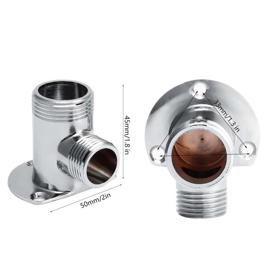 Wlot/2 wylot/4 ścienny prysznic robić montażu odporny na uderzenia kran adapter akcesoria łazienkowe