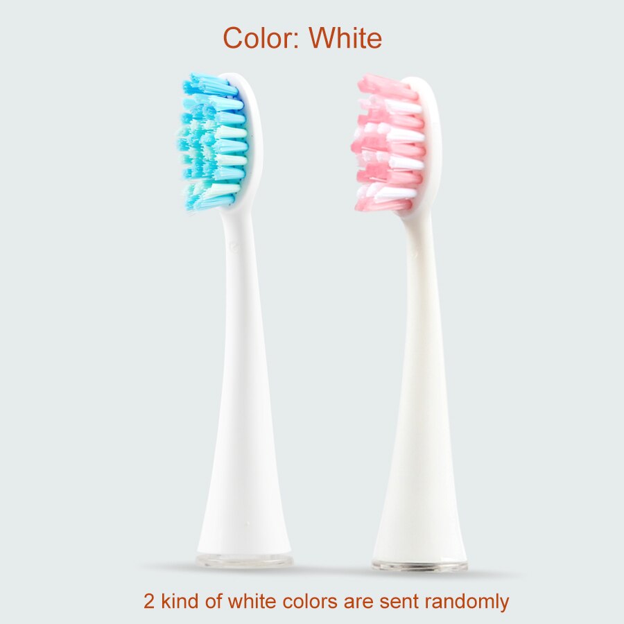 4pcs/lot SEAGO Replacement Brush Head for SG986/SG987/S1/S6/S8/S9 Soft Bristles Electric Toothbrush Heads Original Teeth Whiten