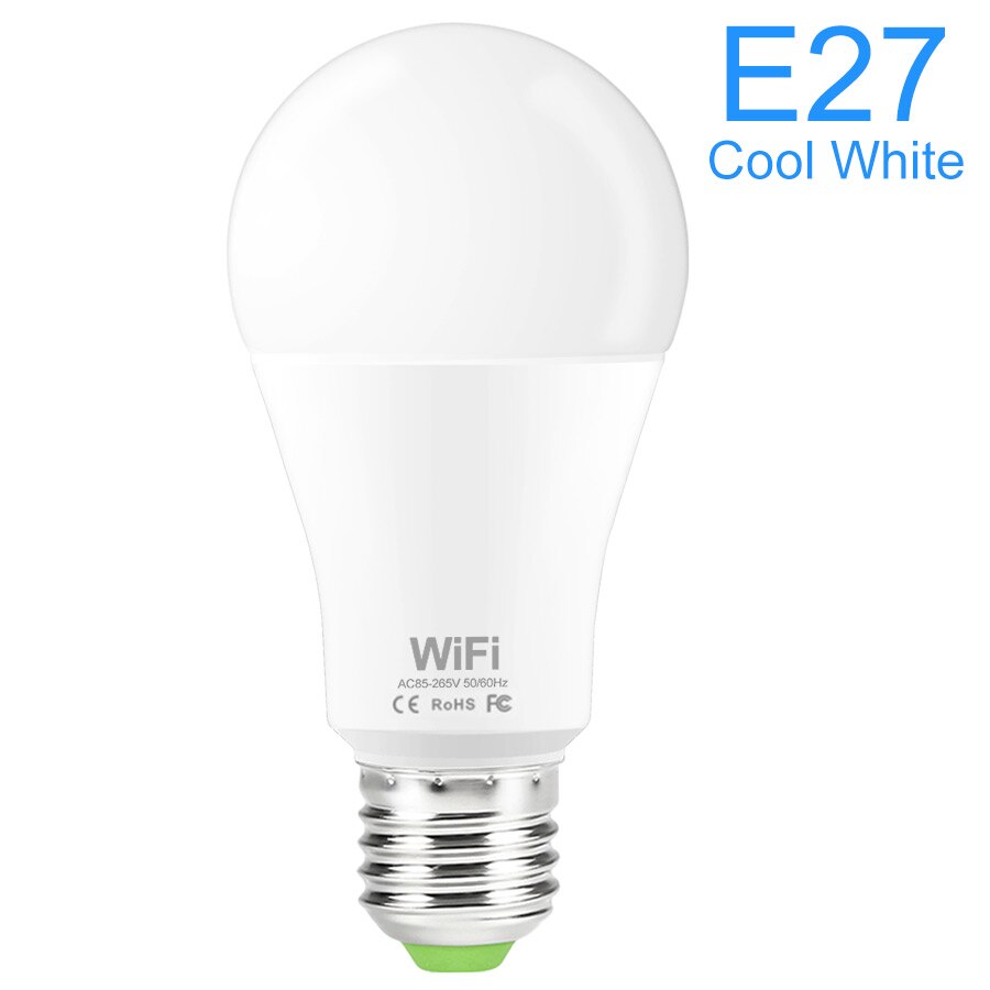WiFi Smart LED Light Bulb Dimmable Timing Energy-saving APP Remote Control Work With Alexa Echo Google Home E27 B22 Smart Bulb