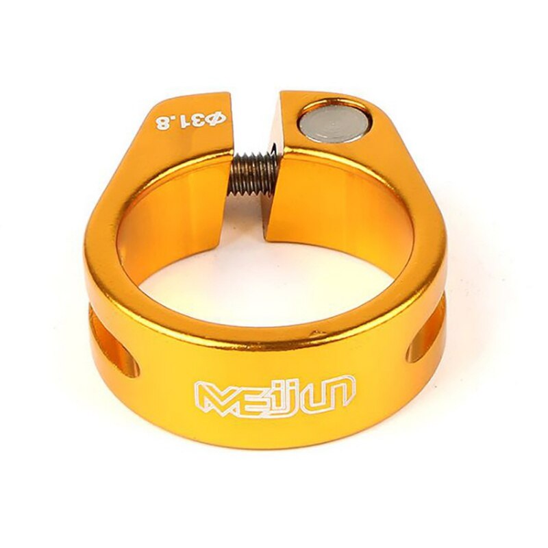 Bicycle Seatpost Clamp Aluminum Alloy Quick Release Mountain Bike Lock Seat Post Tube Clip Clamp 31.8/34.9mm Style: A4-31.8mm
