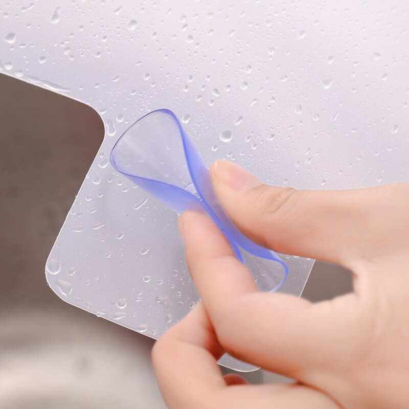 Anti Splash Water Baffle Board Water Guard Splatter Sucker Screen Kitchen Sink Tool --M25