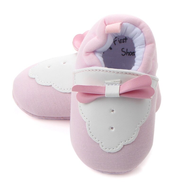 Baby Jongens Meisjes Babyschoenen Pasgeboren Herfst Winter Vlinder-knoop Katoen Kids Soft Prewalker Schoenen M1 M1
