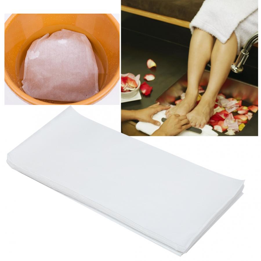 190pcs Non-Woven Fabrics Disposable Foot Bath Towel Beauty Salon Foot Spa Paper Towel Tussue for Beauty Salon