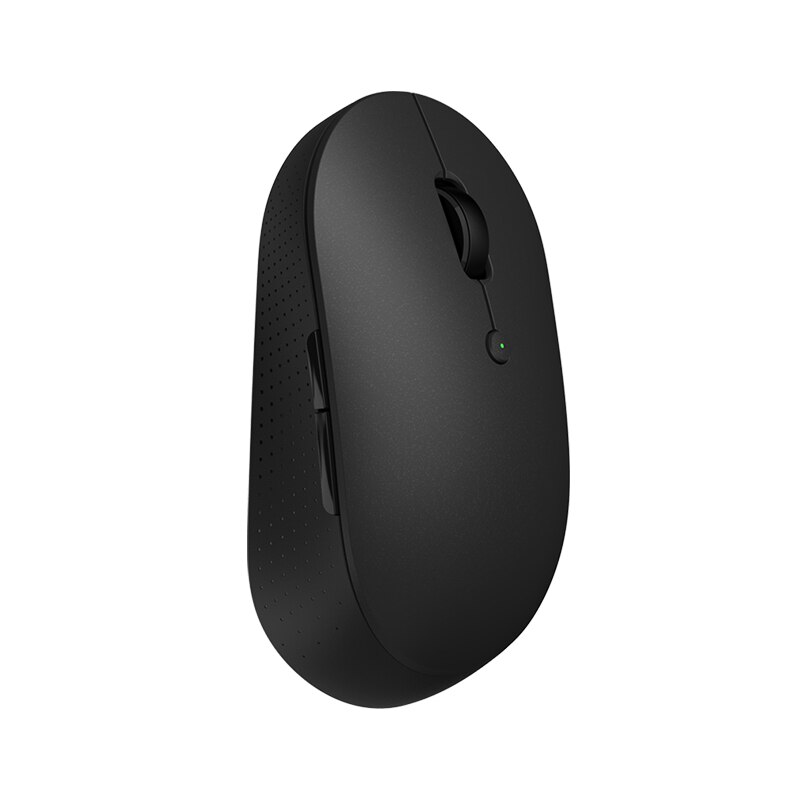 Xiaomi Mi Wireless Bluetooth Dual-Mode Mouse Silent Ergonomic Bluetooth USB Side Buttons Protable Mini Wireless Mice For Laptop: Black